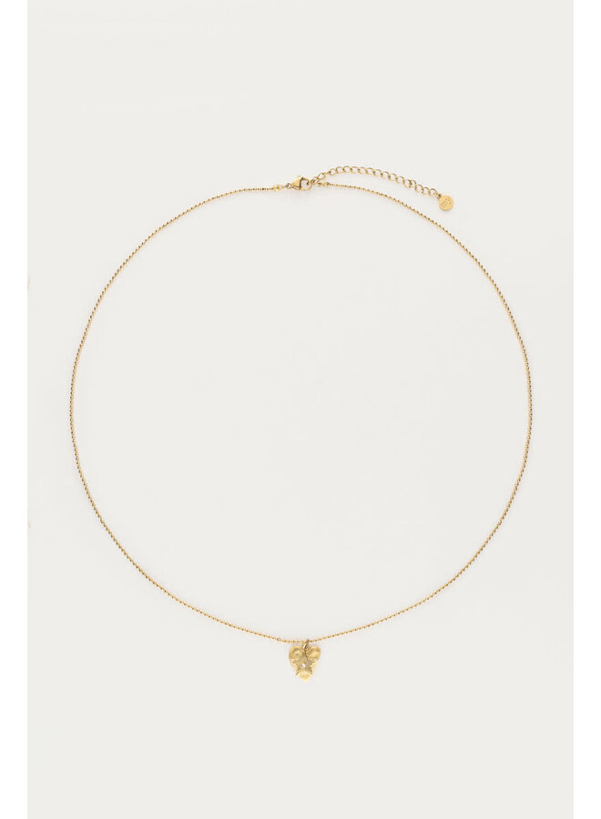 Midnight Ketting met Hartjes Ster goud