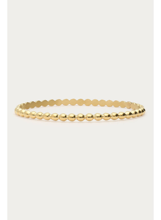 Midnight Bangle Dots Goud