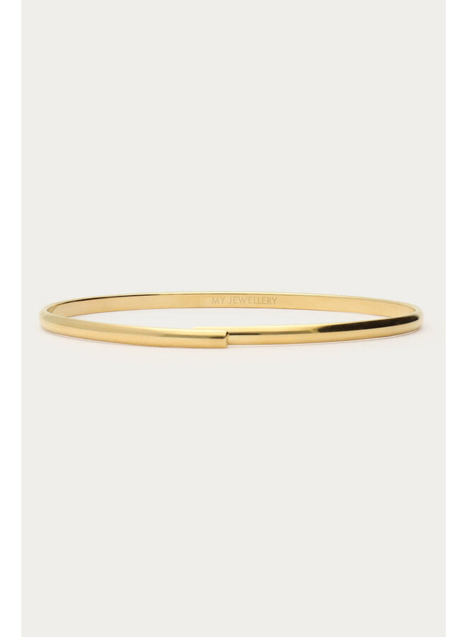 Midnight Fijne Bangle Goud