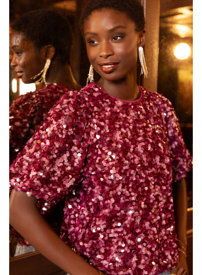 Midnight Oorhangers met Strings en Strass Goud