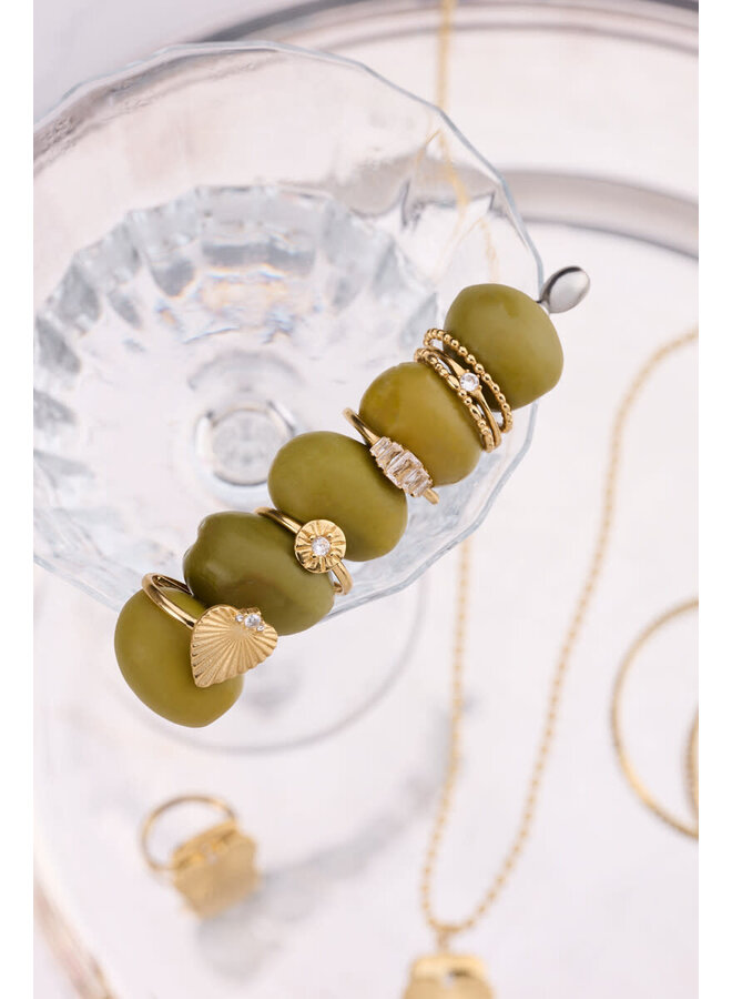 Midnight Ringen Set Goud