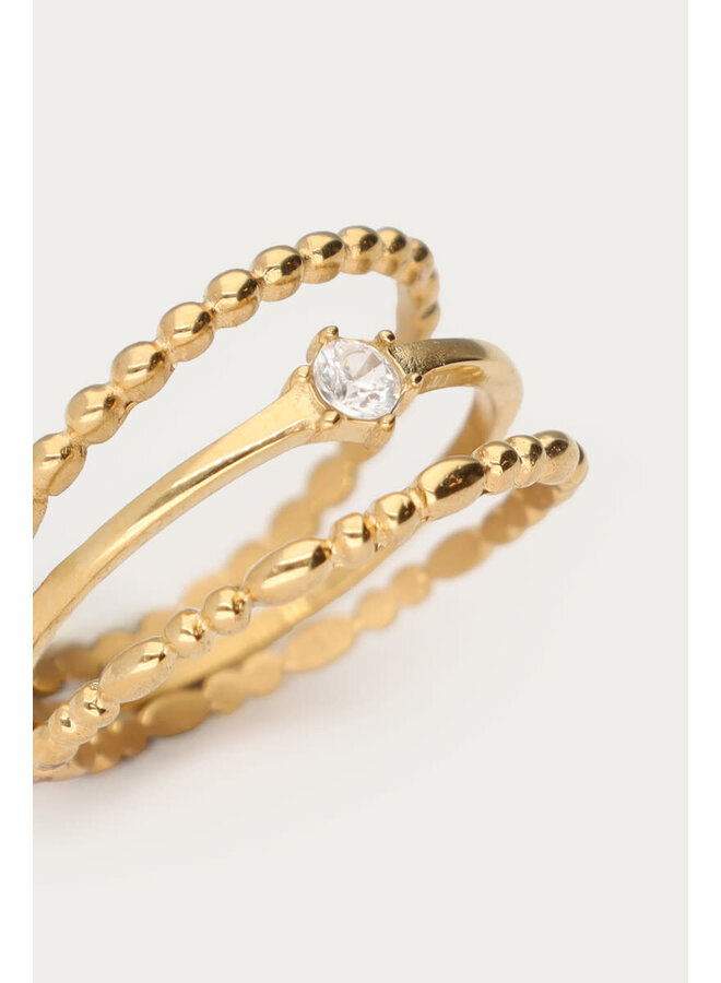 Midnight Ringen Set Goud