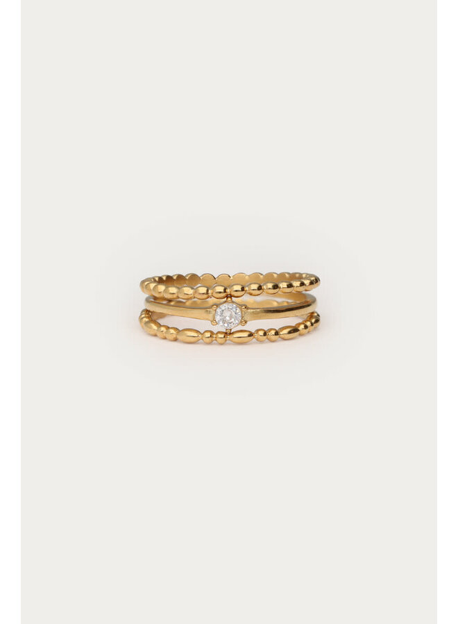 Midnight Ringen Set Goud