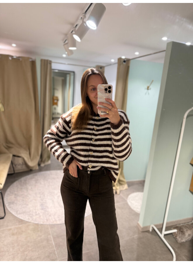 Elena Flared Jeans Brown