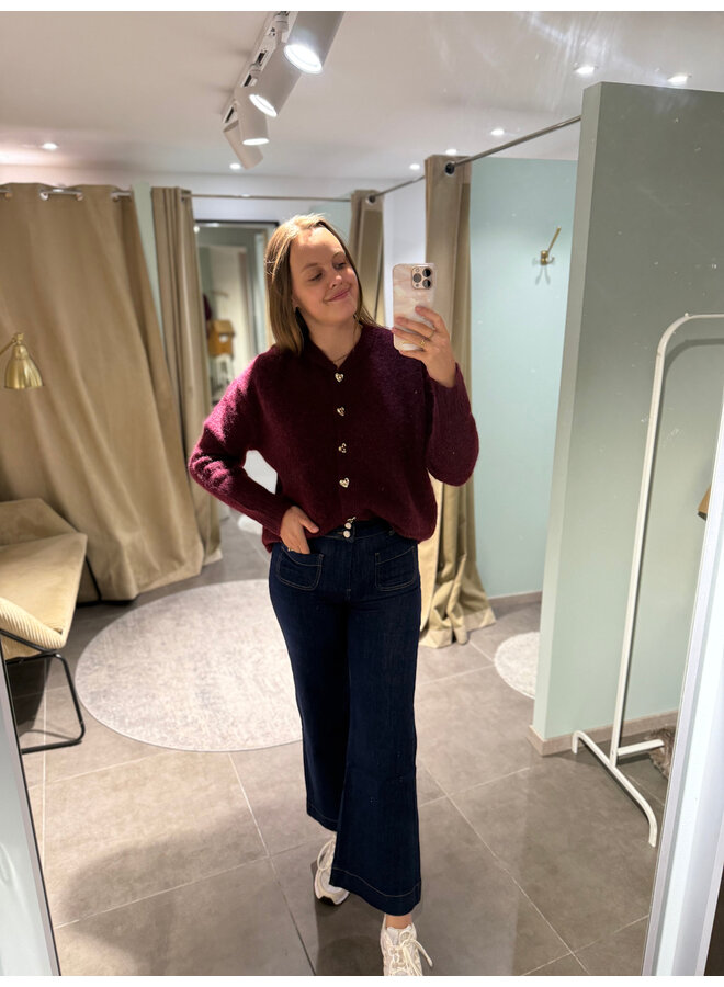 Stella Knit Burgundy