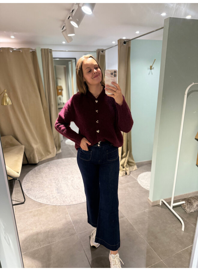 Stella Knit Burgundy