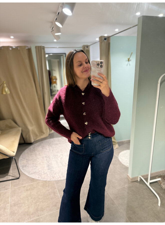 Stella Knit Burgundy