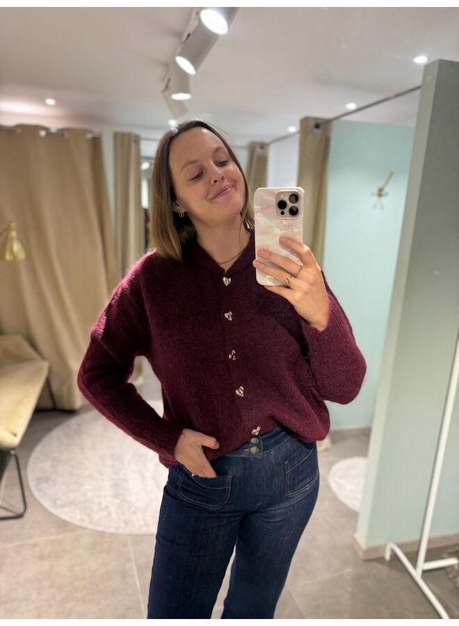 Stella Knit Burgundy