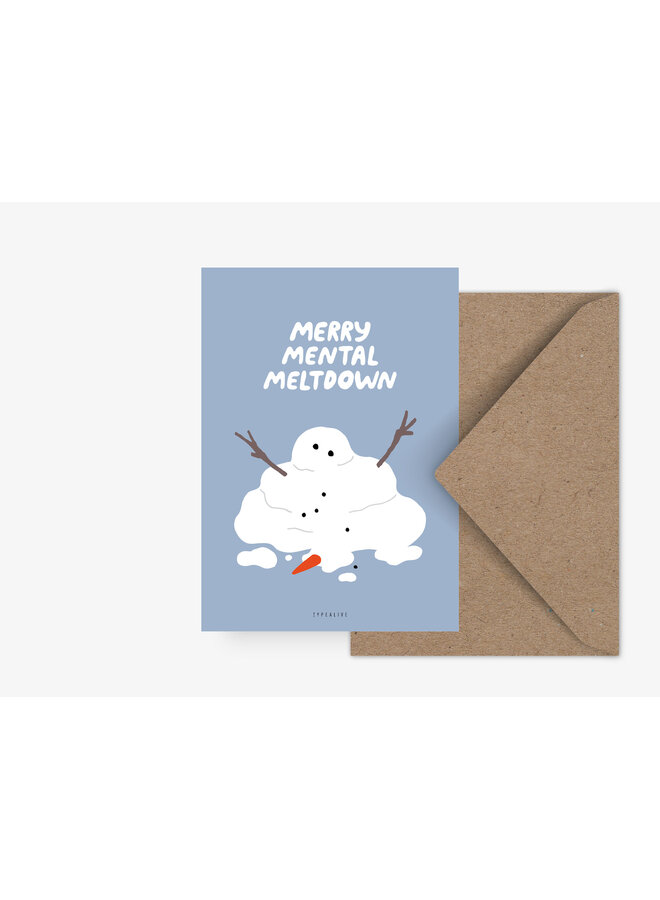 Wenskaart Merry Meltdown
