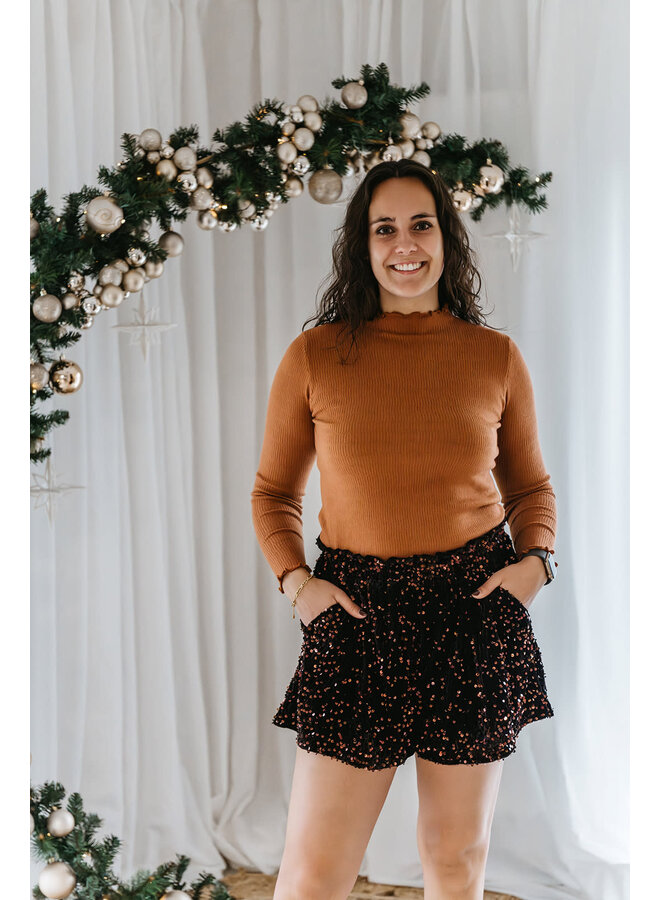 Axelle Basic Top Rust