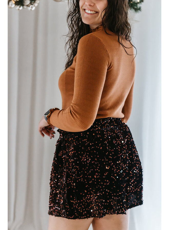 Axelle Basic Top Rust