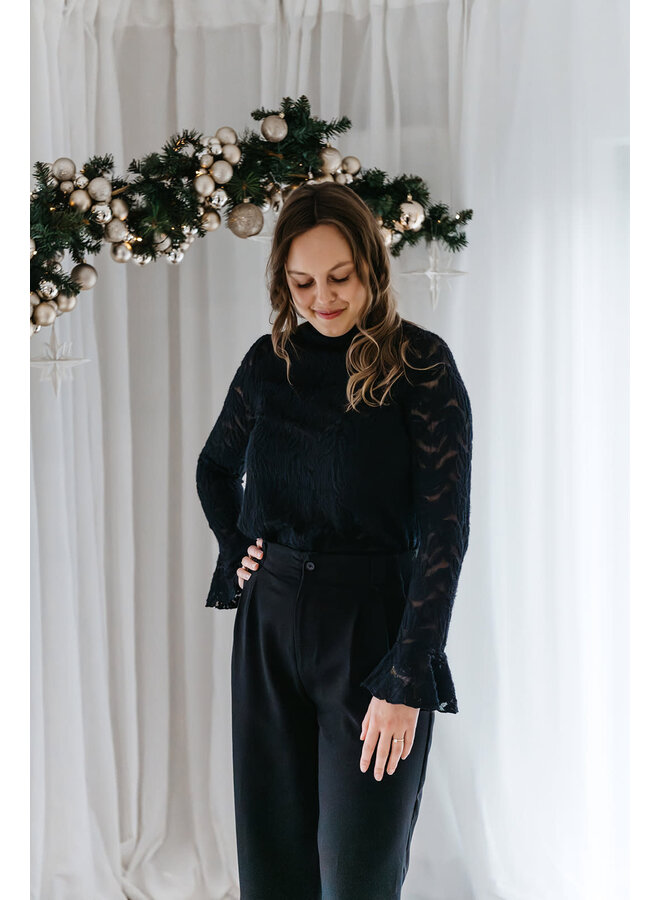 Maeve Lace Top Black