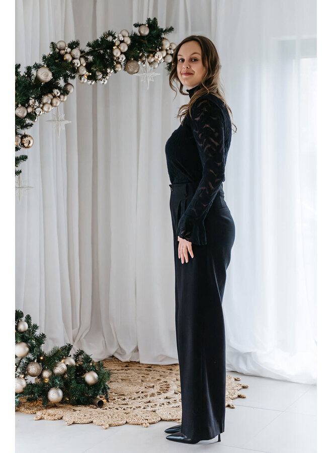 Maeve Lace Top Black