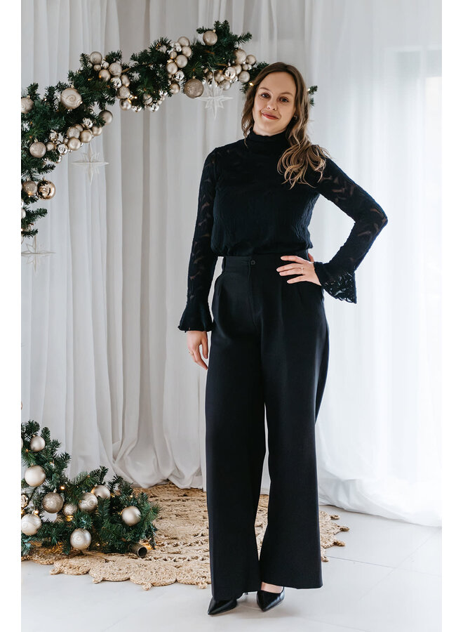 Maeve Lace Top Black