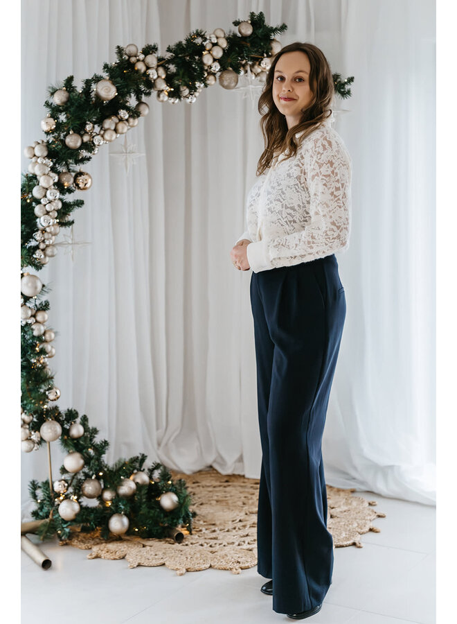 Renée Lace Blouse Ecru