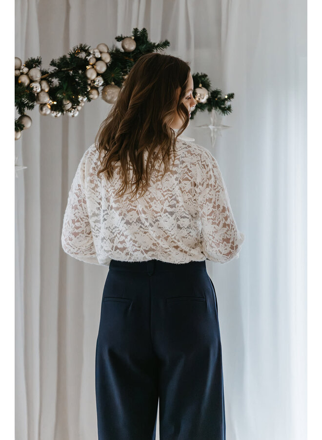 Renée Lace Blouse Ecru