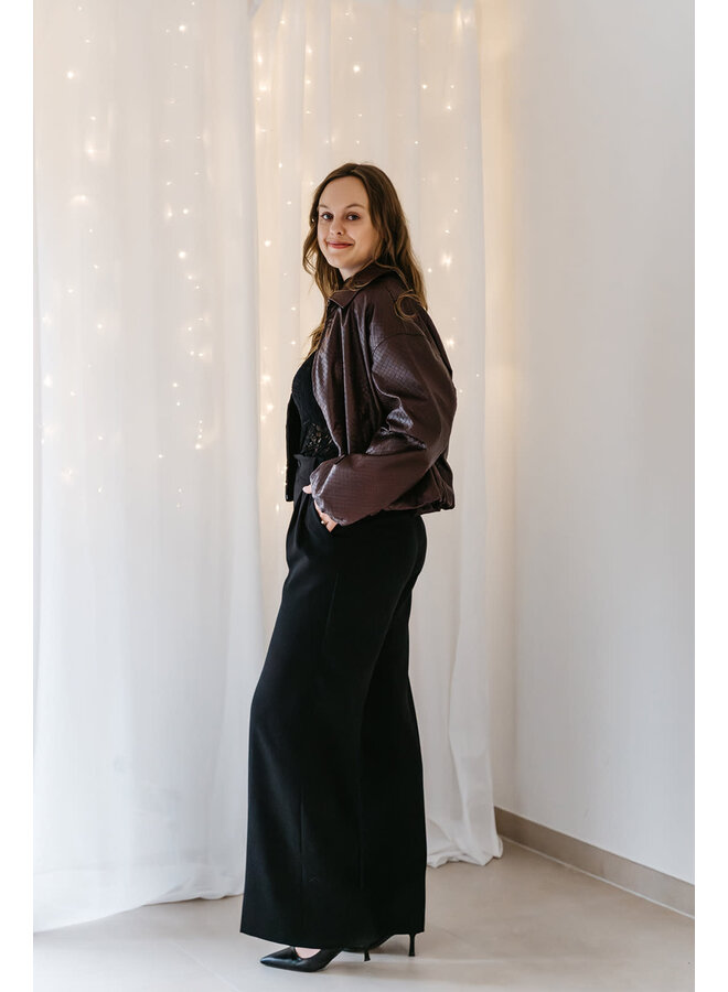 Fenna Leather Look Vest