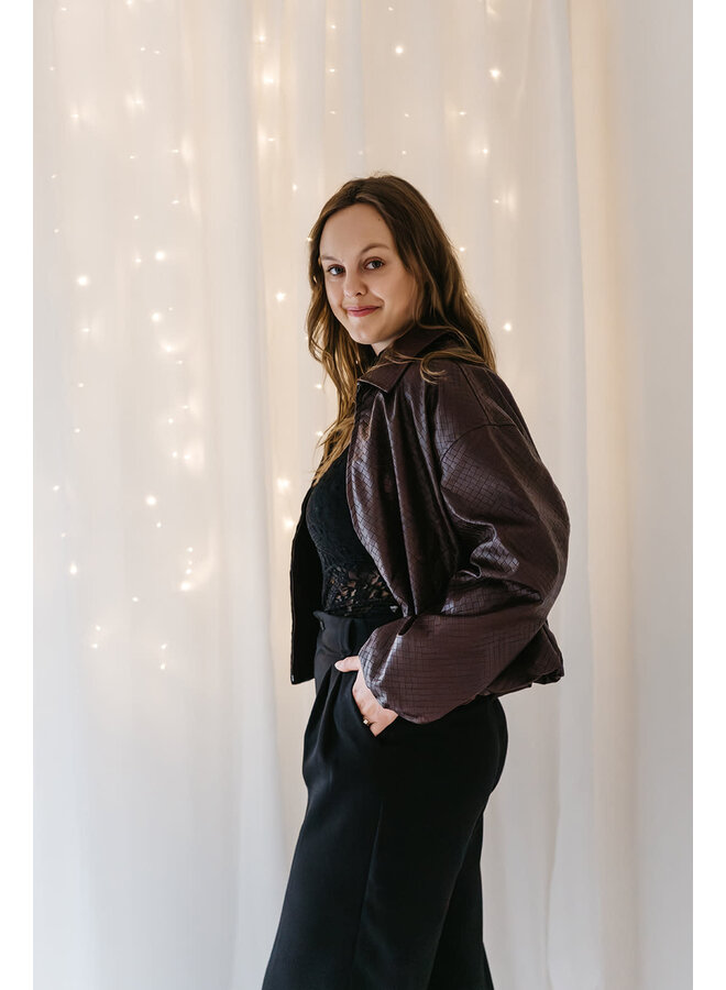 Fenna Leather Look Vest