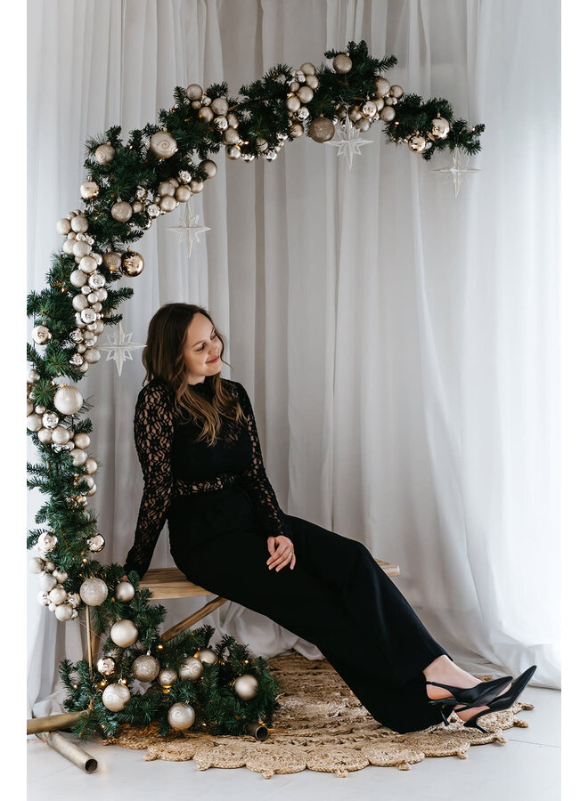 Andrea Lace Top Black