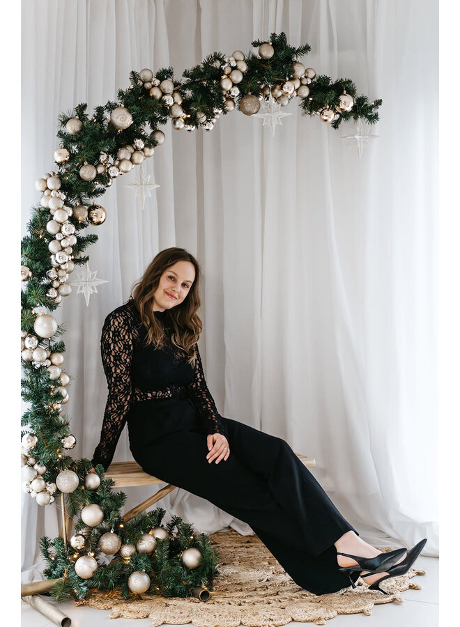 Andrea Lace Top Black