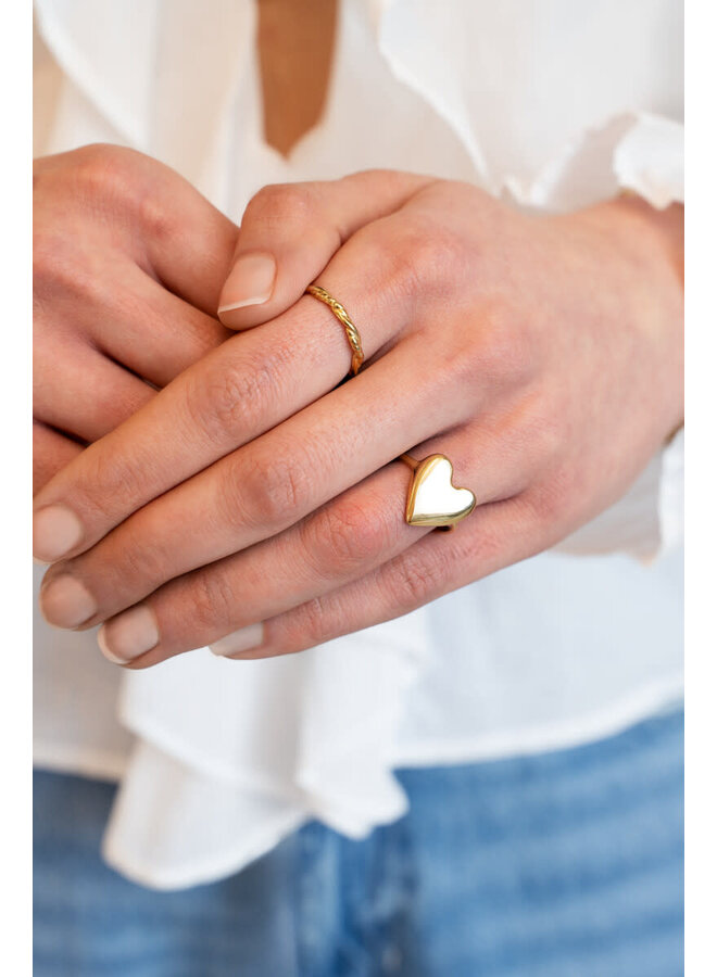 Ring Hartjesvorm Goud