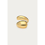 Statement Ring Chunky Bubble Goud