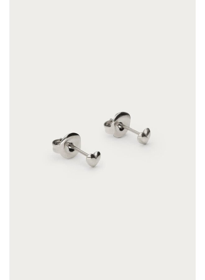 Studs Mini Hartje Zilver