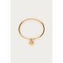 Gratitude Bangle met Klavers Goud