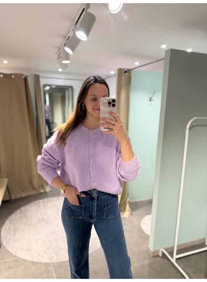 Mira Cardigan Lilac