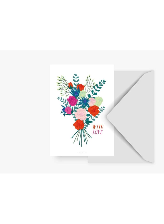 Wenskaart With Love