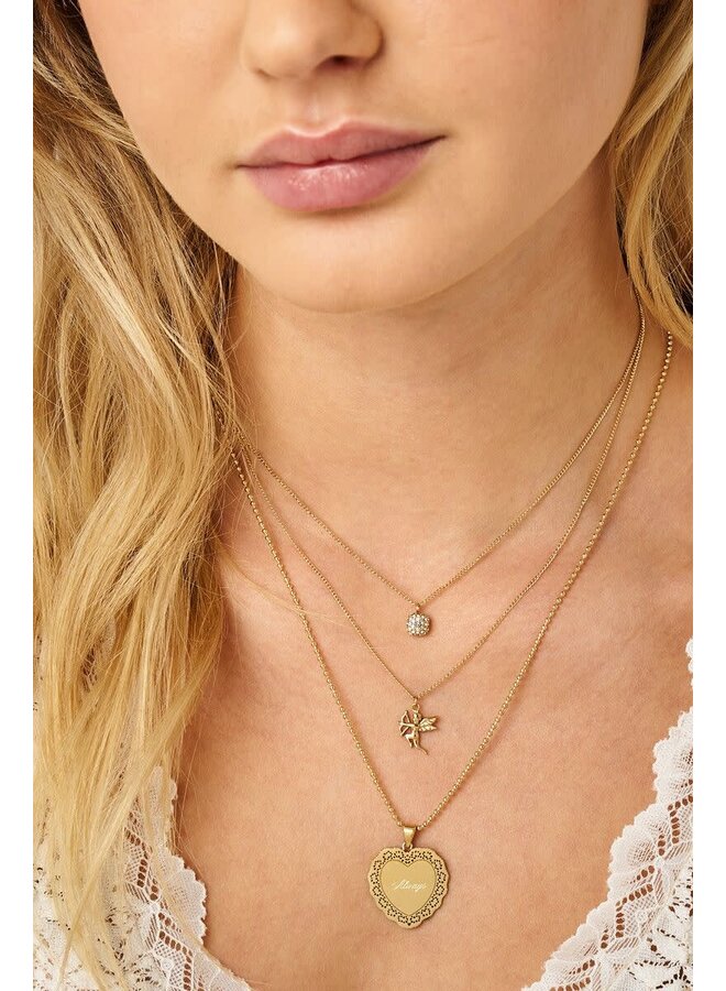 Love Ketting Cupido Goud