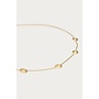 Love Ketting met Open Hartjes Goud