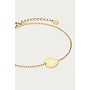 Love Armband met Hartvormige Bedel Goud