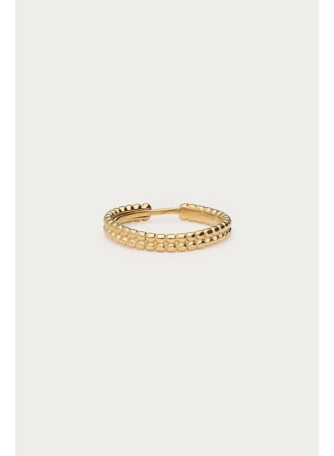 Love Ring met Dots Goud