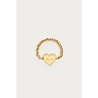 Love Stretch Ring Hartje 'Forever' Goud