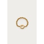 Love Stretch Ring met Open Hartje Goud
