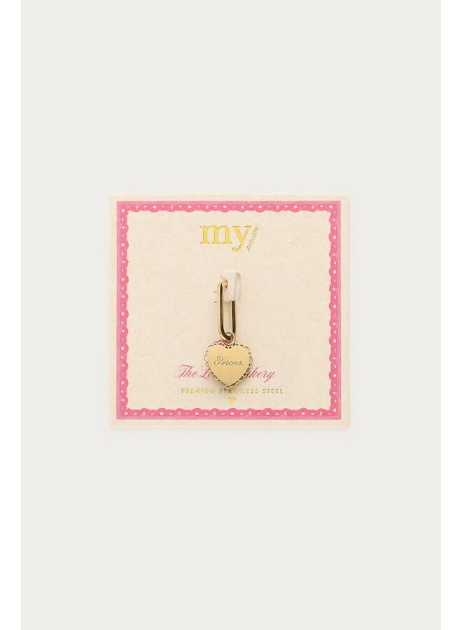 Love Bedel Hartje 'Forever' Goud