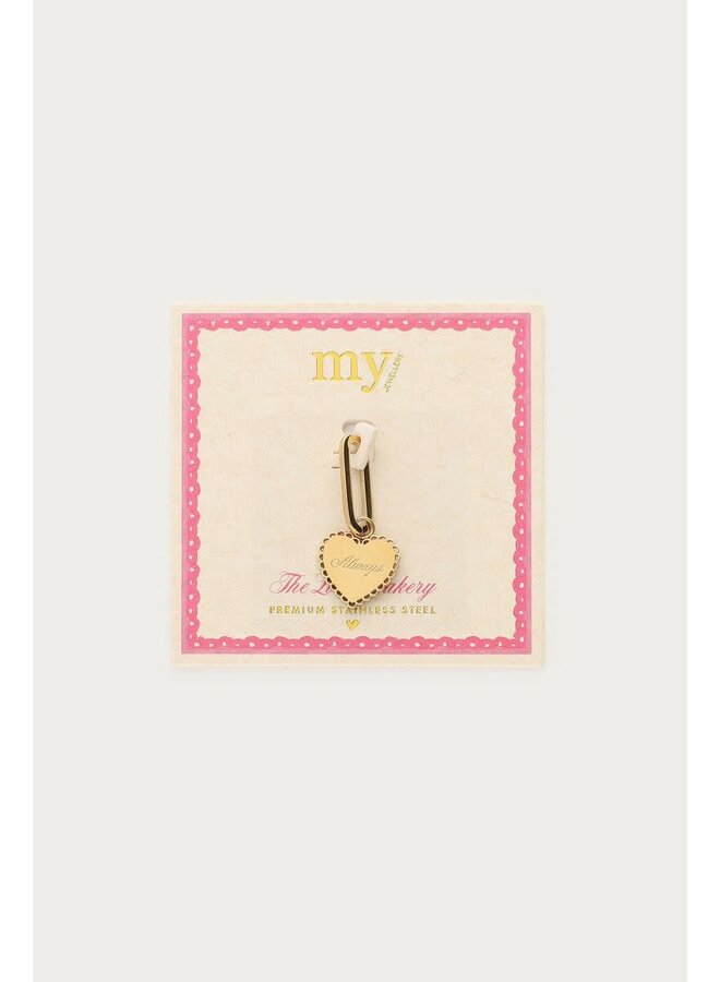 Love Bedel Hartje 'Always' Goud
