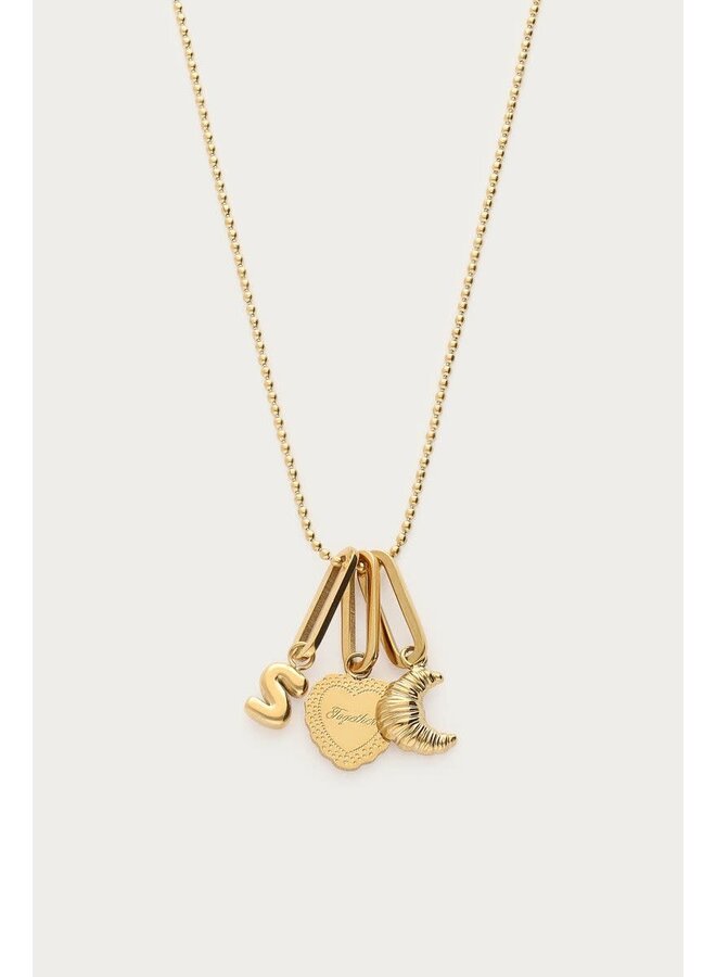 Love Bedel Hartje 'Together' Goud