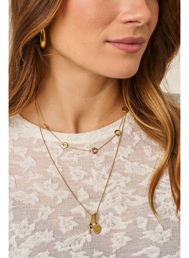 Love Basic Lange Ketting Goud