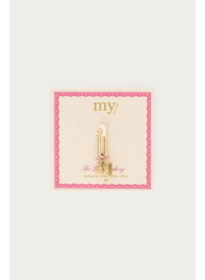 Love Kleine Initial Bedel Goud