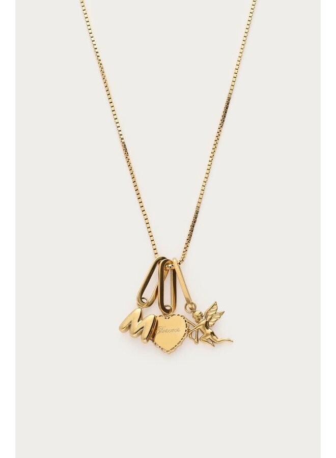 Love Kleine Initial Bedel Goud