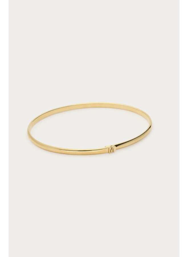 Love Initial Bangle Goud