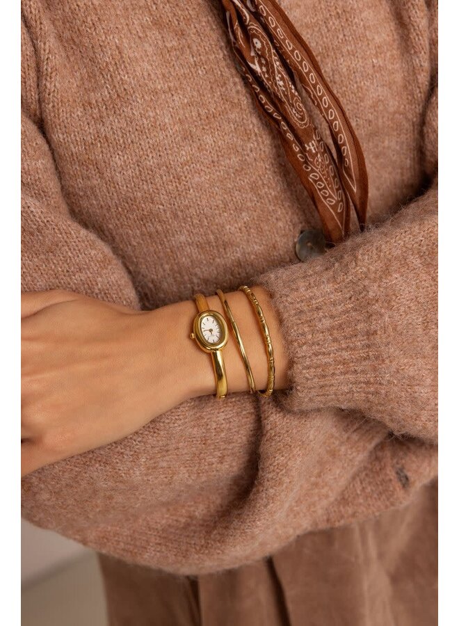 Bangle Horloge Goud