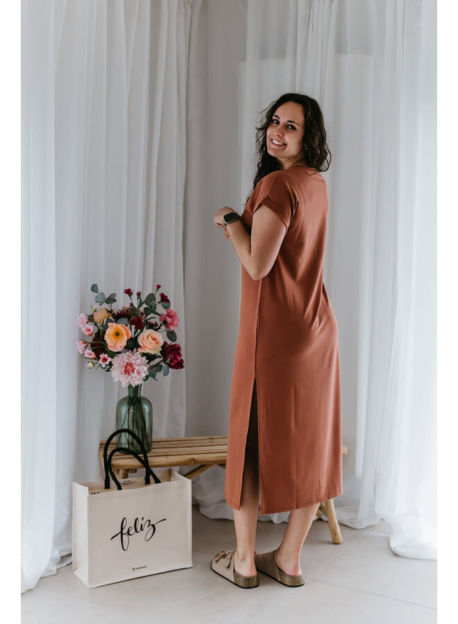 Aurélie T-Shirt Dress Blush