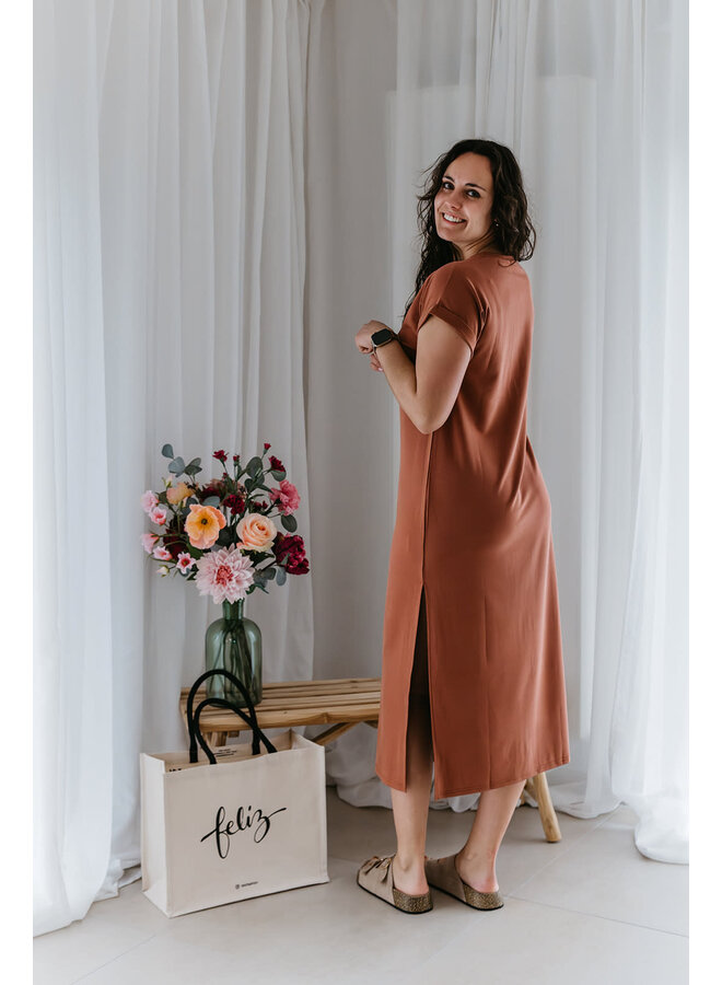 Aurélie T-Shirt Dress Blush