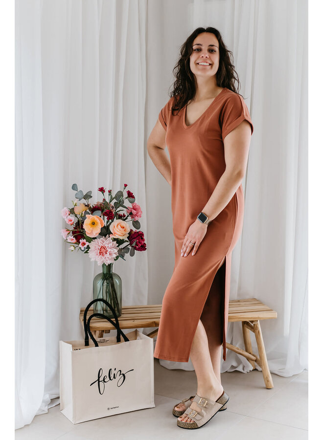 Aurélie T-Shirt Dress Blush
