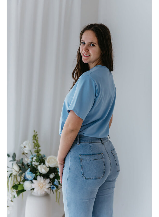 Camille Basic T-Shirt Blue