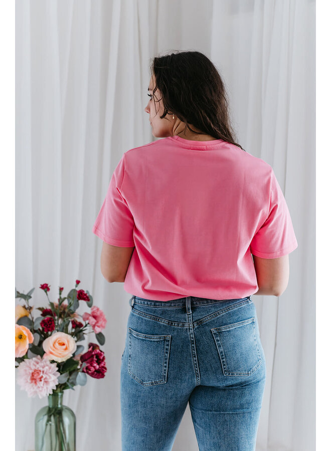 Camille Basic T-Shirt Fuchsia