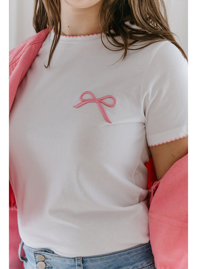 Bow T-Shirt Pink